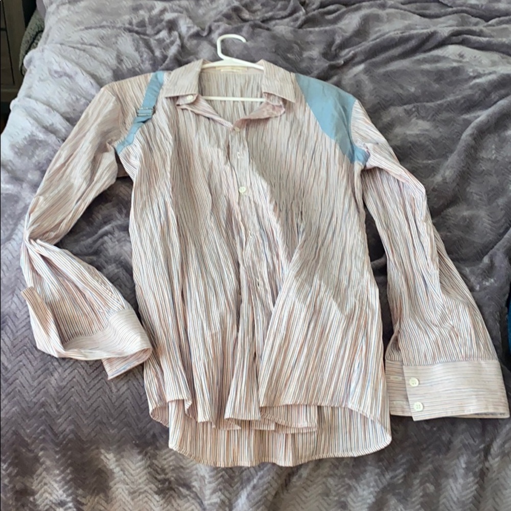 Alexander McQueen Rainbow Button Down Shirt
